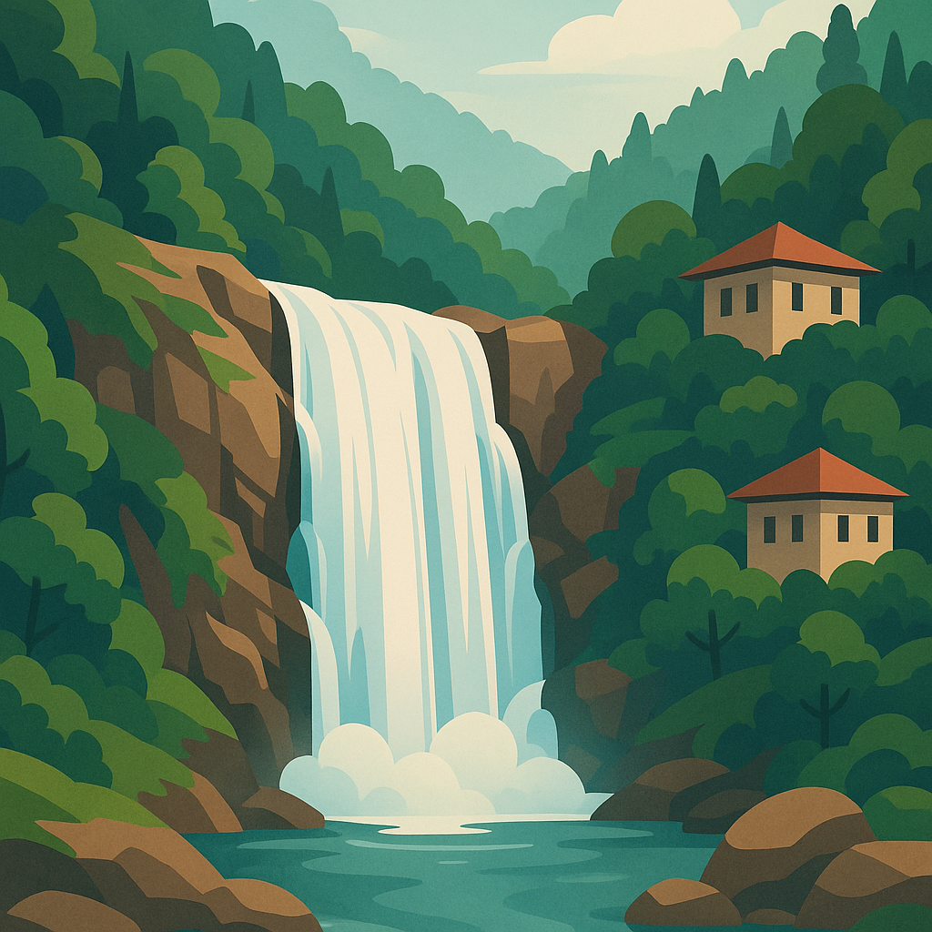 Bakthang Waterfall