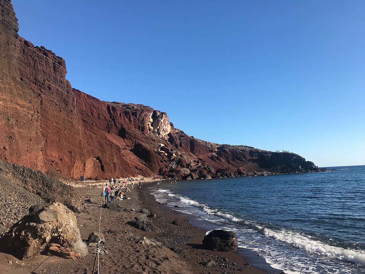 Red beach