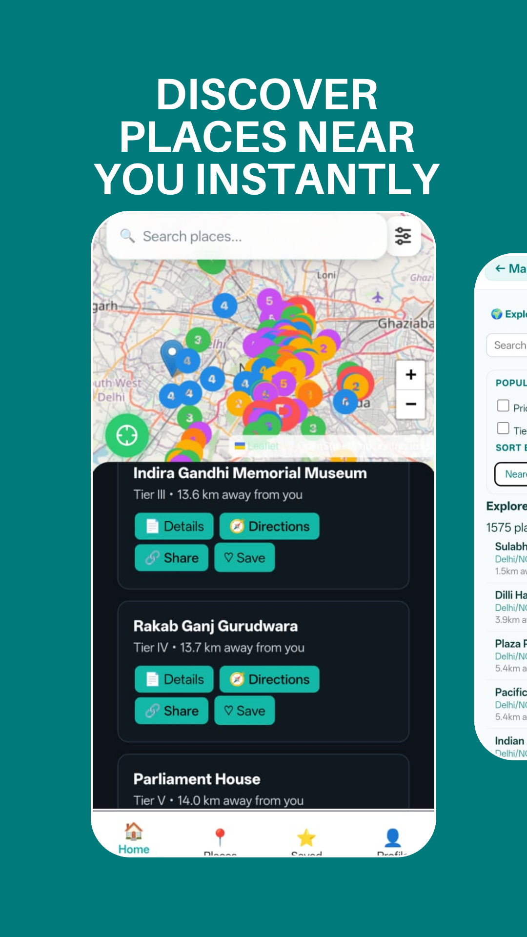 Discover places near you instantly