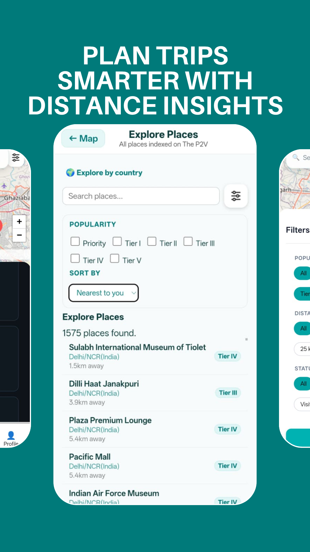 Plan trips smarter with distance insights